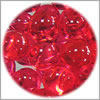 大红色高透明水晶珠